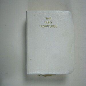 The Holy Scriptures Masoretic Text 1917 Translation White Leatherette Edition